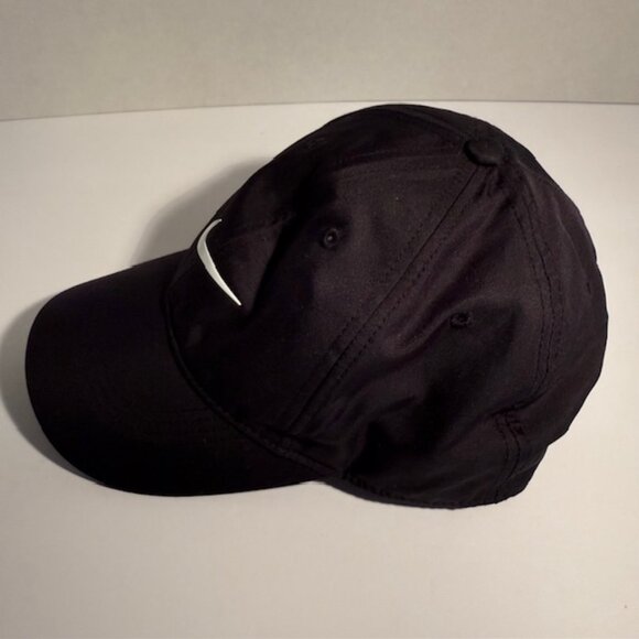 Nike Unisex Black Heritage 86 Dri-Fit Hat Adjustable Hook& Loop Back Closure - Picture 2 of 5